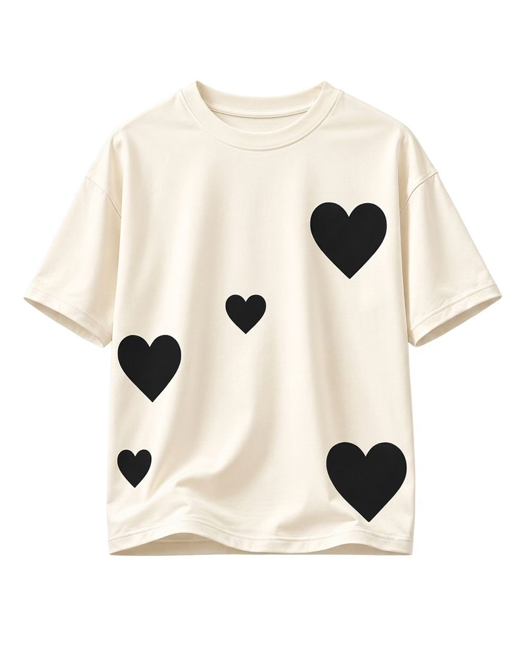 Midnight Hearts Oversized T-Shirt